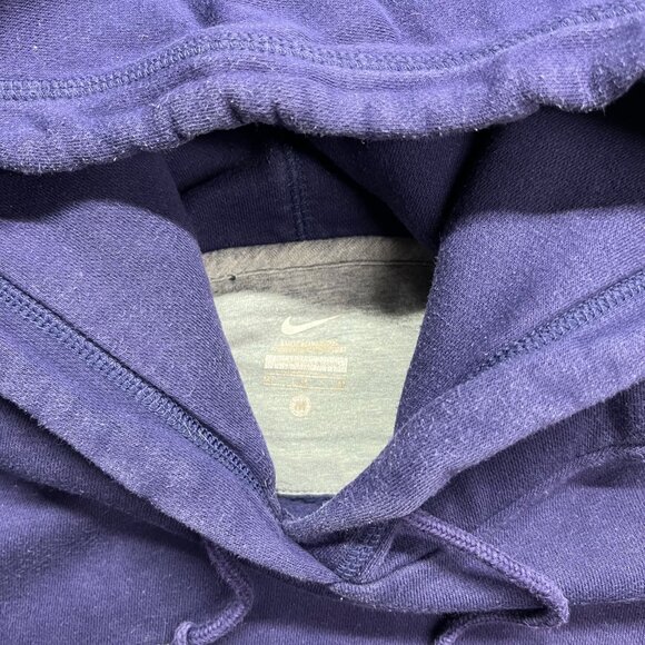 Nike‎ Embroidered Hoodie Purple Women's Medium Embroidered - Picture 4 of 8